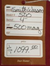 SOLD Smith & Wesson 500 4" SOLD - 4 of 4
