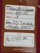 SOLD Smith & Wesson 60-15 3" SOLD - 6 of 6