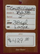 SOLD Smith & Wesson BG38 w/laser SOLD - 6 of 6