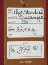 SOLD High Standard Derringer .22 Mag SOLD - 5 of 5