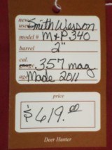 SOLD Smith & Wesson M&P 340 .357 Mag SOLD - 7 of 7