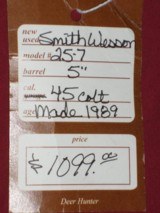 SOLD Smith & Wesson 25-7 Model of 1989 SOLD - 5 of 5