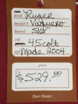 PENDING FUNDS Ruger Vaquero .45 Colt PENDING FUNDS - 5 of 5