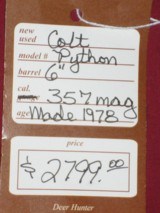 SOLD Colt Python 6" SOLD - 9 of 9