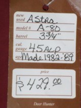 SOLD Astra A80 .45 ACP
SOLD - 4 of 4