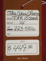 SOLD Arms Room TAR 15 Scout SOLD - 9 of 9