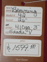 SOLD Browning 42 Grade V SOLD - 11 of 11