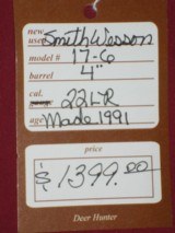 SOLD Smith & Wesson 17-6 4" SOLD - 5 of 5