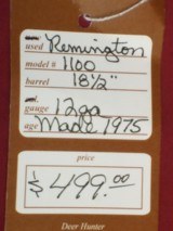 SOLD Remington 1100 "Combat" 12 Ga. SOLD - 9 of 9
