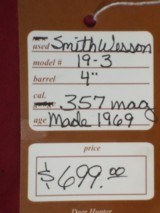 SOLD Smith & Wesson 19-3 4" SOLD - 6 of 6