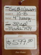 SOLD Smth & Wesson 10-8 4" SOLD - 4 of 4