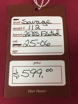SOLD SAVAGE MODEL 112 25-06 SOLD - 12 of 12