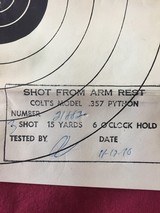 SOLD Colt Python 1970 SOLD - 2 of 18