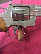 SOLD COLT PYTHON 6" NICKEL 1966 SOLD - 11 of 16