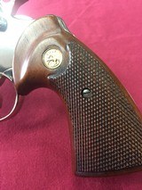 SOLD COLT PYTHON 6" NICKEL 1966 SOLD - 2 of 16