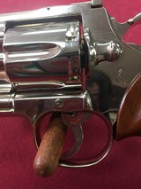 SOLD COLT PYTHON 6" NICKEL 1966 SOLD - 3 of 16