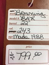 BROWNING BAR 243 - 16 of 16
