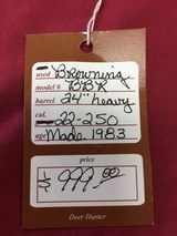 SOLD BROWNING BBR 22-250 SOLD - 22 of 22