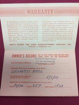 SOLD PENDING FUNDS COLT PYTHON 1956 SOLD - 24 of 25