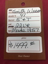 SOLD SMITH & WESSON MODEL 41 1957 SOLD - 21 of 21