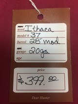 SOLD ITHACA 37 20 GA. SOLD - 17 of 17