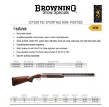 Browning Citori 725 Non-Ported 12ga 32" bbls - 8 of 8
