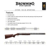 Browning Citori 725 S3 Sporting 12ga 32" bbls - Shot Show Special - 9 of 9