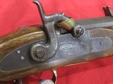 G Golcher half stock plains rifle .40. Set trigger, excellent mid-19th century, very clean. Very nice wood, brass and metal. - 1 of 15
