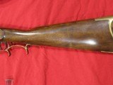 G Golcher half stock plains rifle .40. Set trigger, excellent mid-19th century, very clean. Very nice wood, brass and metal. - 4 of 15