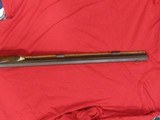 G Golcher half stock plains rifle .40. Set trigger, excellent mid-19th century, very clean. Very nice wood, brass and metal. - 10 of 15