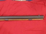 G Golcher half stock plains rifle .40. Set trigger, excellent mid-19th century, very clean. Very nice wood, brass and metal. - 11 of 15