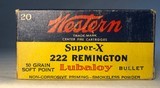 Western Super X 222 Remington - 1 of 13