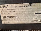 Browning, A Bolt, 223 WSSM - 2 of 4