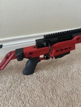 Accuracy International AT-X 6.5 Creedmore Folding Stock - Red