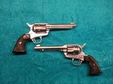 Colt SAA Consecutive Hard Chrome Pair - 1 of 10