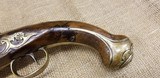 British Georgian Flintlock Brass-Barrelled Holster PIstol by Rea of London - 9 of 15