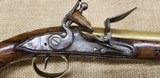 British Georgian Flintlock Brass-Barrelled Holster PIstol by Rea of London - 4 of 15