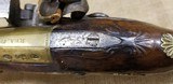 British Georgian Flintlock Brass-Barrelled Holster PIstol by Rea of London - 12 of 15