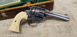 Colt Bisley 44-40 Frontier Six Shooter 1st Gen Elephant Ivory Grips - 7 of 15