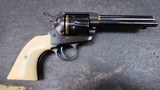 Colt 2nd Gen Single Action Army 45 Colt w/ Gold inlay and Ivory grips - 8 of 15
