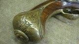 Dutch Flintlock Holster Pistol SIgned BA Zuerc- Urecht - 9 of 14
