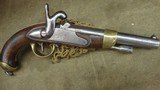 Mle 1822 French Chatellerault Percussion conversion pistol - 1 of 12