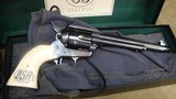 US Fire Arms Mfg Co Commemorative Consecutive Set Olympics 22LR 45 Colt 1873 SAA Pistols; Ivory Grips - 3 of 15