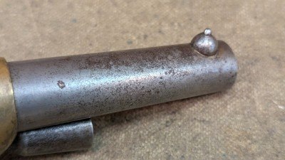 French Mle 1822 Flintlock Percussion Pistol made at Mutzig Arsenal - dated 1856 - Image 10 of 15