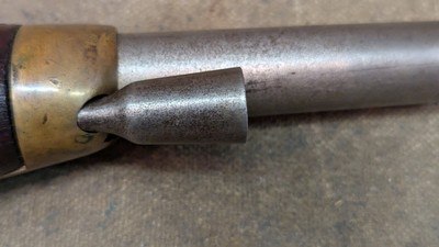 French Mle 1822 Flintlock Percussion Pistol made at Mutzig Arsenal - dated 1856 - Image 7 of 15