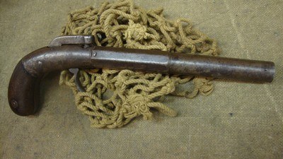 Bacon & Co. .36-Cal single-shot percussion pistol 1852 - Image 1 of 15