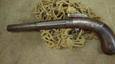 Bacon & Co. .36-Cal single-shot percussion pistol 1852 - Image 2 of 15