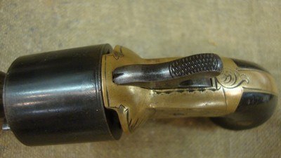 Daniel Moore's 1864 .30-cal Front loading teat-fire antique revolver - Image 15 of 15
