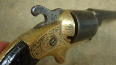 Daniel Moore's 1864 .30-cal Front loading teat-fire antique revolver - Image 5 of 15