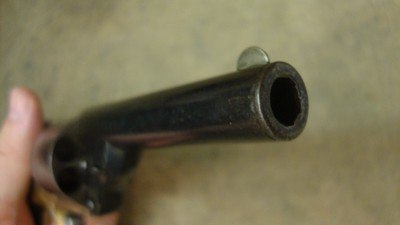 Daniel Moore's 1864 .30-cal Front loading teat-fire antique revolver - Image 3 of 15